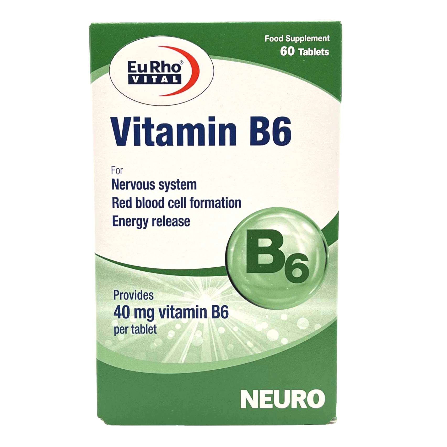قرص ویتامین ب6 یوروویتال EurhoVital Vitamin B6